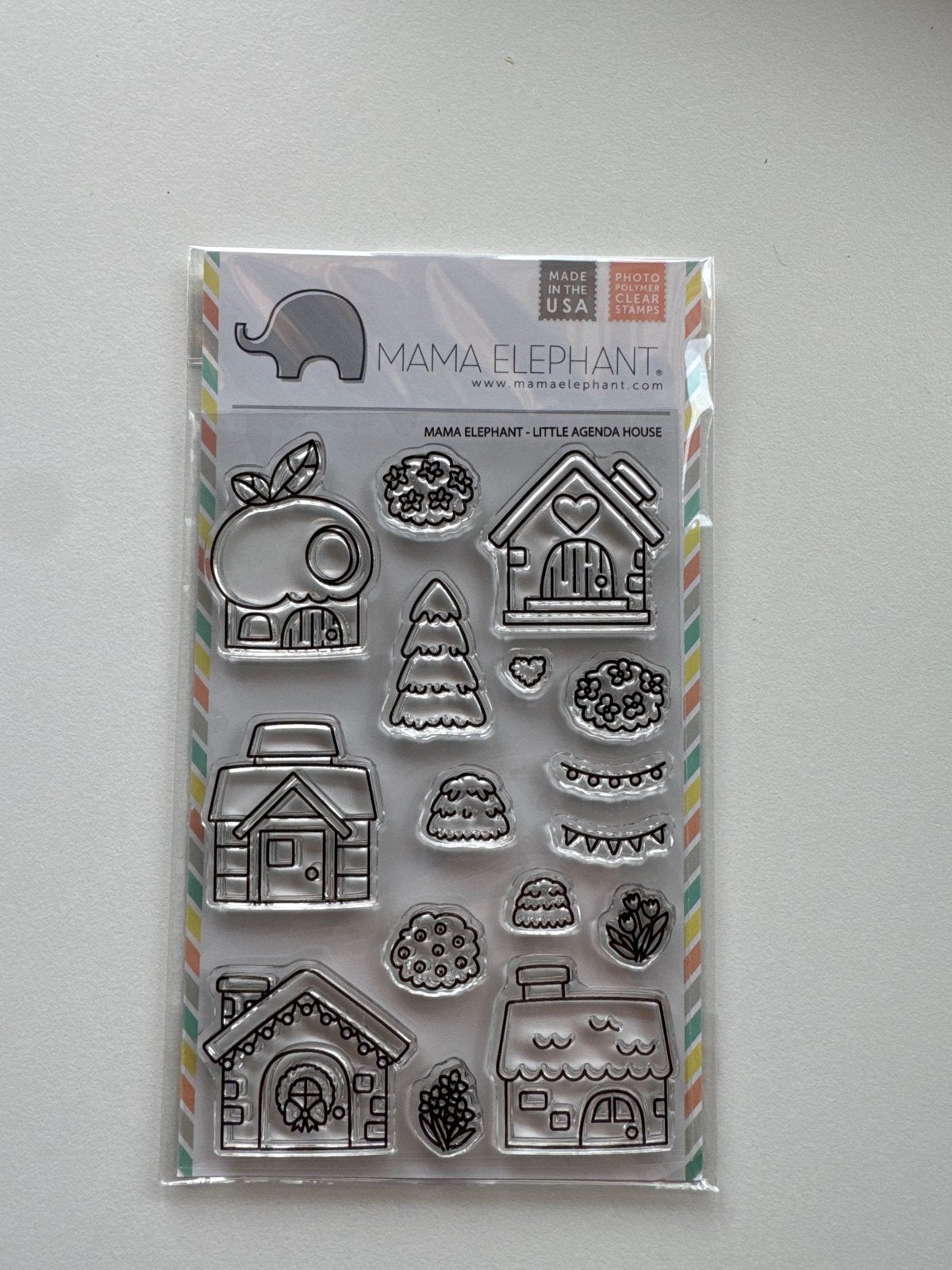 Mama Elephant Little Agenda House Clearstempels, Ophalen of Verzenden, Gebruikt, Clearstamp