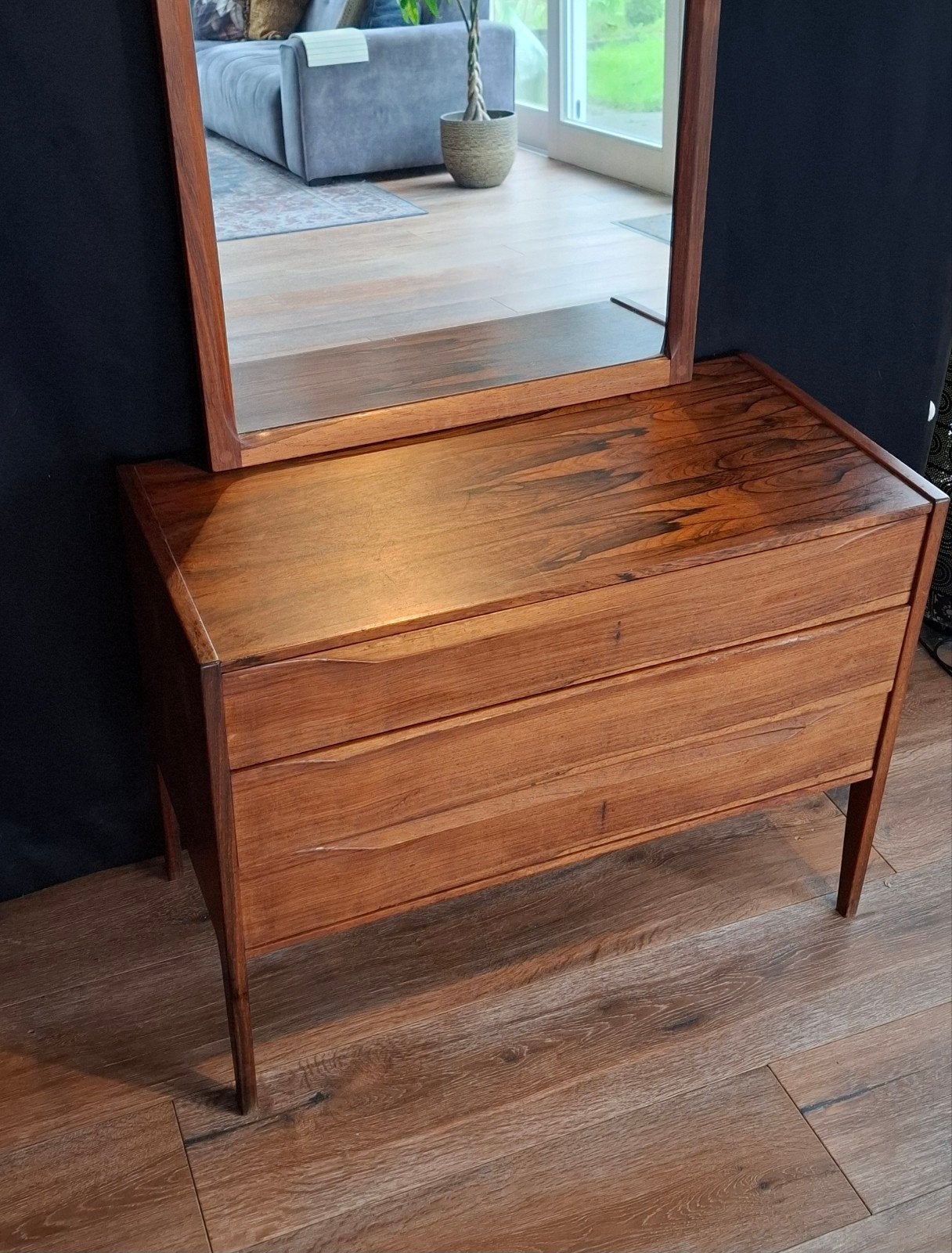 Vintage Rosewood Dressoir Aksel kjersgaard, Ophalen, 50 tot 100 cm, Zo goed als nieuw, Met lade(s)
