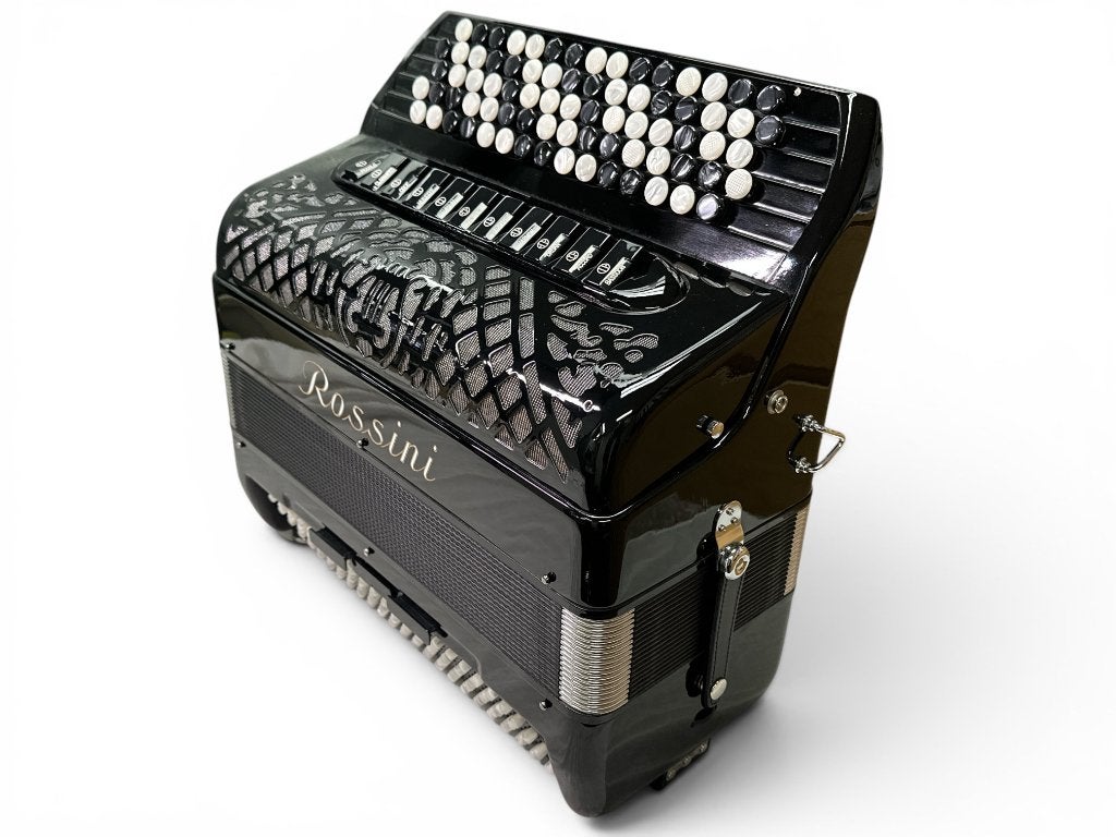 Rossini knop C-Griff 4 korig met Cassotto + garantie, Muziek en Instrumenten, Accordeons, Info@sileon.nl, Met koffer, Rossini Castelfidardo