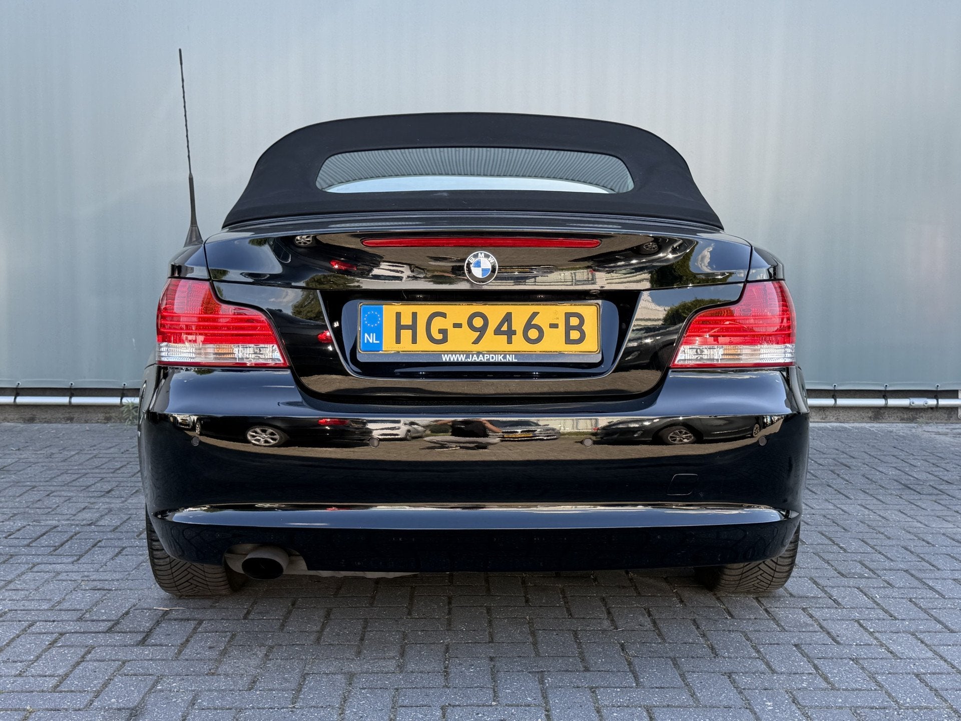 BMW 1 Serie Cabrio BJR 2009 118i 143 PK High Executive STOEL, Auto's, 1-Serie, Huisgarantie, 4 stoelen, Zwart