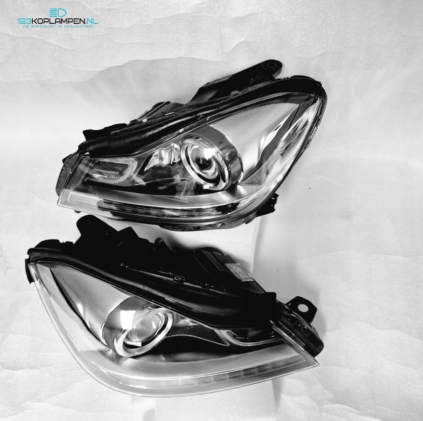 Mercedes C Klasse C63 AMG W204 facelift Bi Xenon koplampen, Auto-onderdelen, Ophalen, Gebruikt, -, -