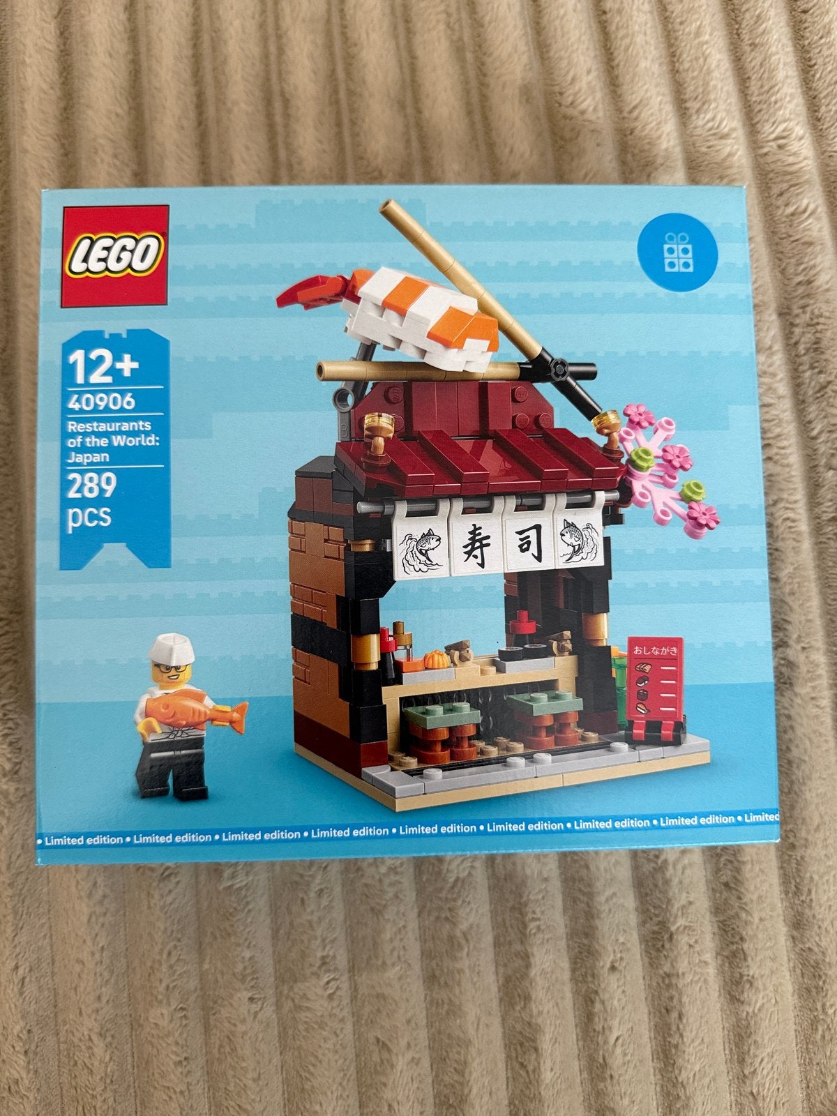Lego 40906 Restaurants of the World: Japan (Sushi), Overige thema's, Lego, Nieuw, Ophalen of Verzenden