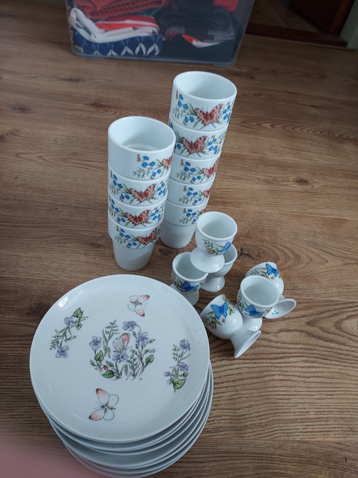 Scherzer  NUTROMA vlinder servies, Ophalen, Overige typen, Zo goed als nieuw, Overige stijlen
