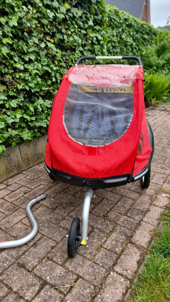 Winther Dolphin XL Fietskar – Zitplekken voor  2-3 Kinderen, Ophalen, Gebruikt, Opvouwbaar, 80 kg of meer