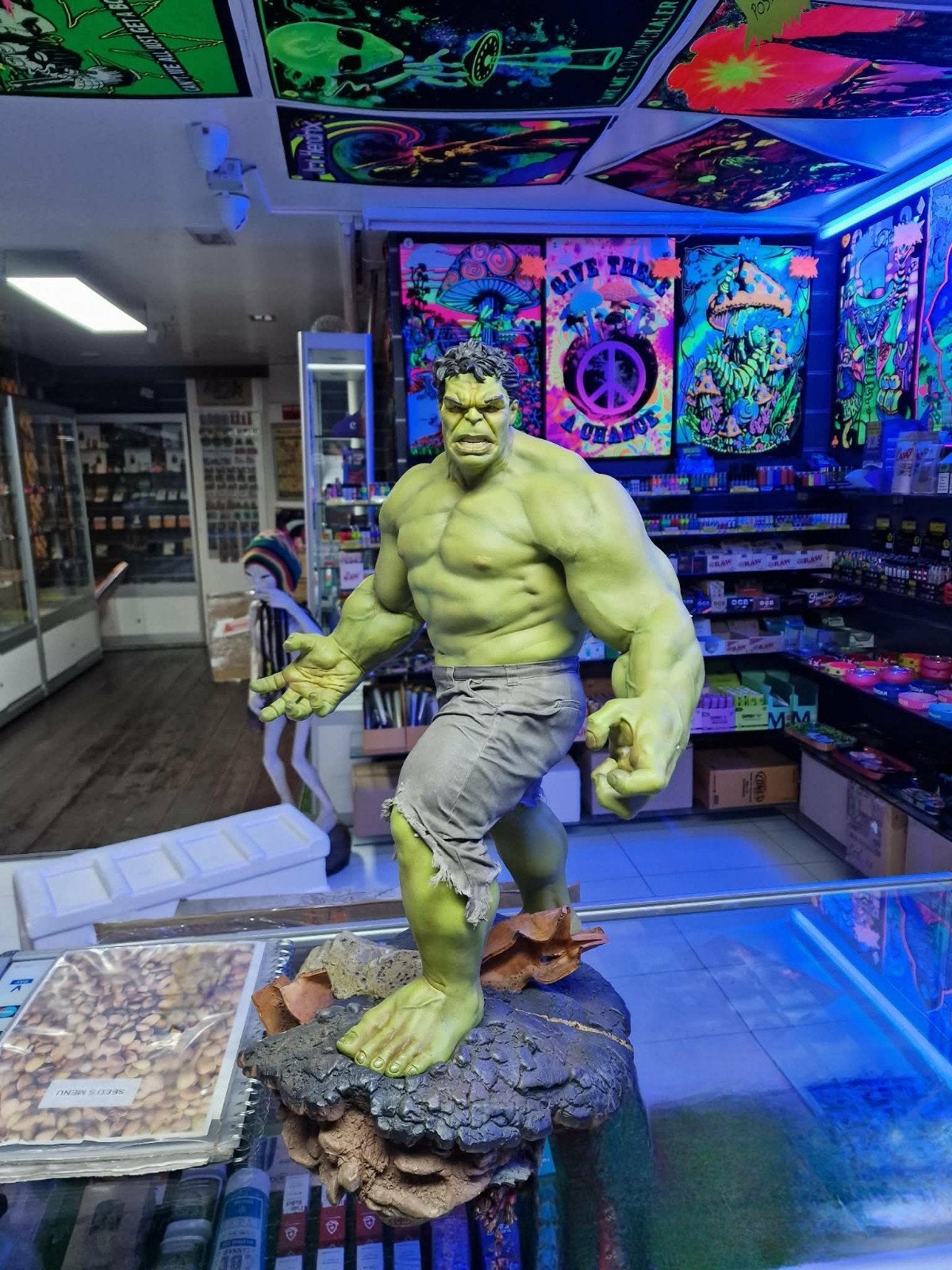 Sideshow Hulk Maquette statue.sideshow., Verzamelen, Poppetjes en Figuurtjes, Zo goed als nieuw, Ophalen of Verzenden