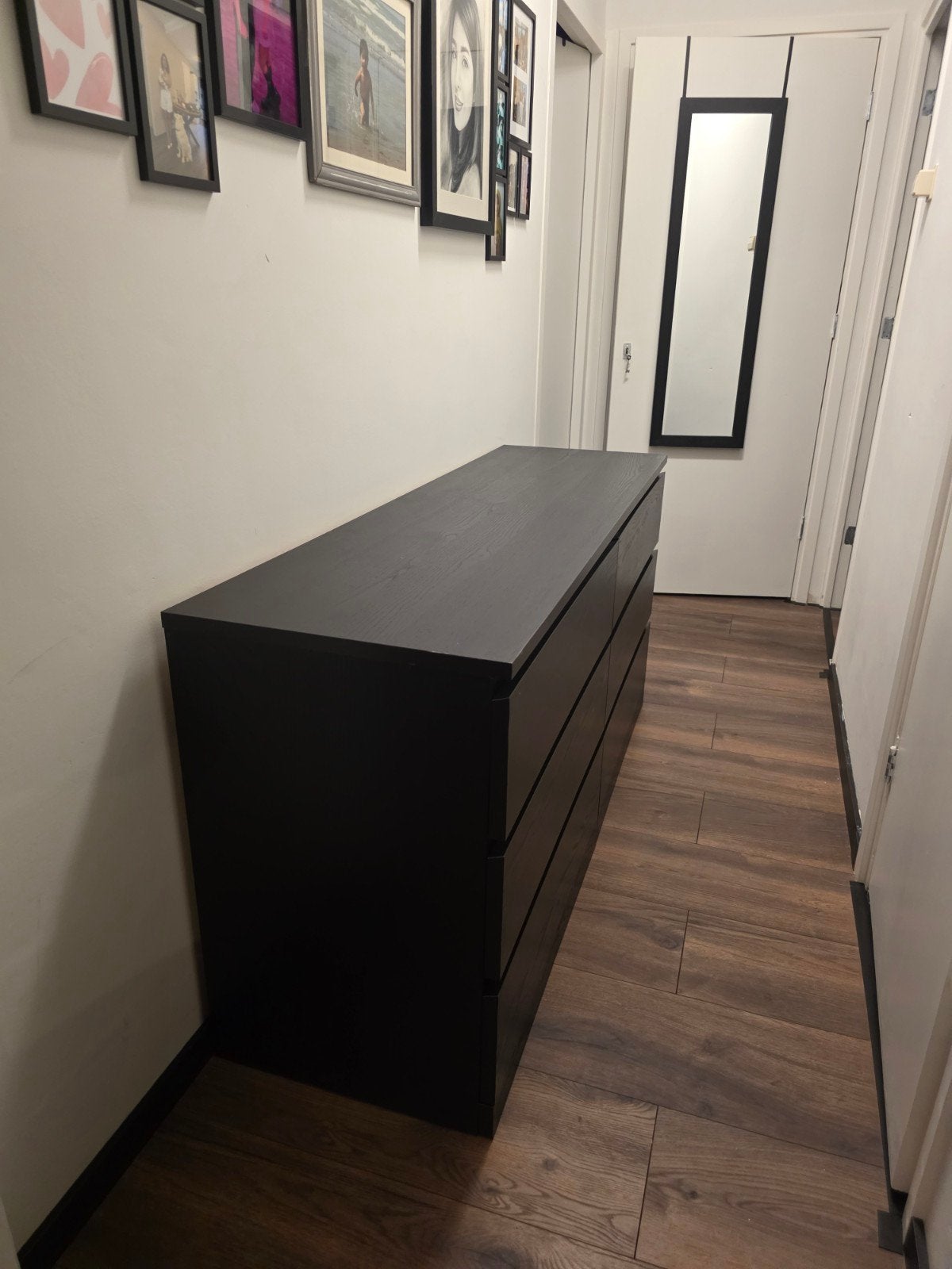 IKEA MALM ladekast (6 lades) - Zwartbruin, Huis en Inrichting, Kasten | Ladekasten, Ophalen