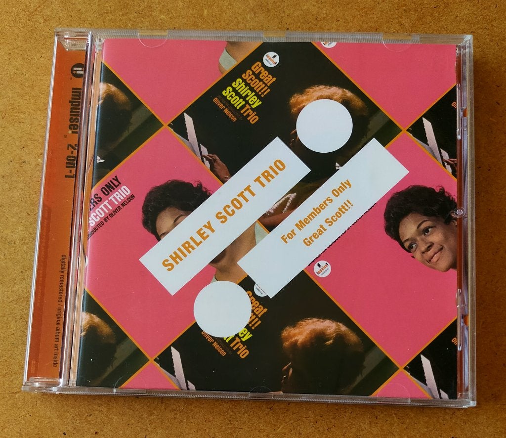 Shirley Scott Trio - For Members Only/Great Scott!! CD 2011, Ophalen of Verzenden, Zo goed als nieuw, Jazz