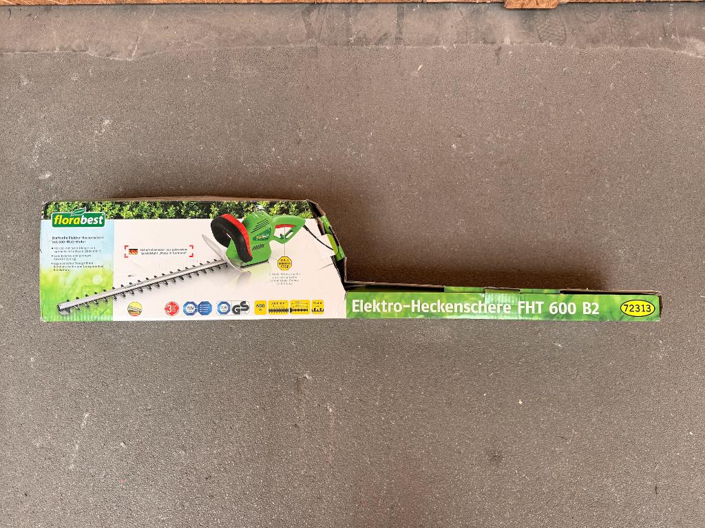 Parkbest heggenschaar FHT 600B2, Ophalen of Verzenden, Nieuw, Elektrisch, Florabest