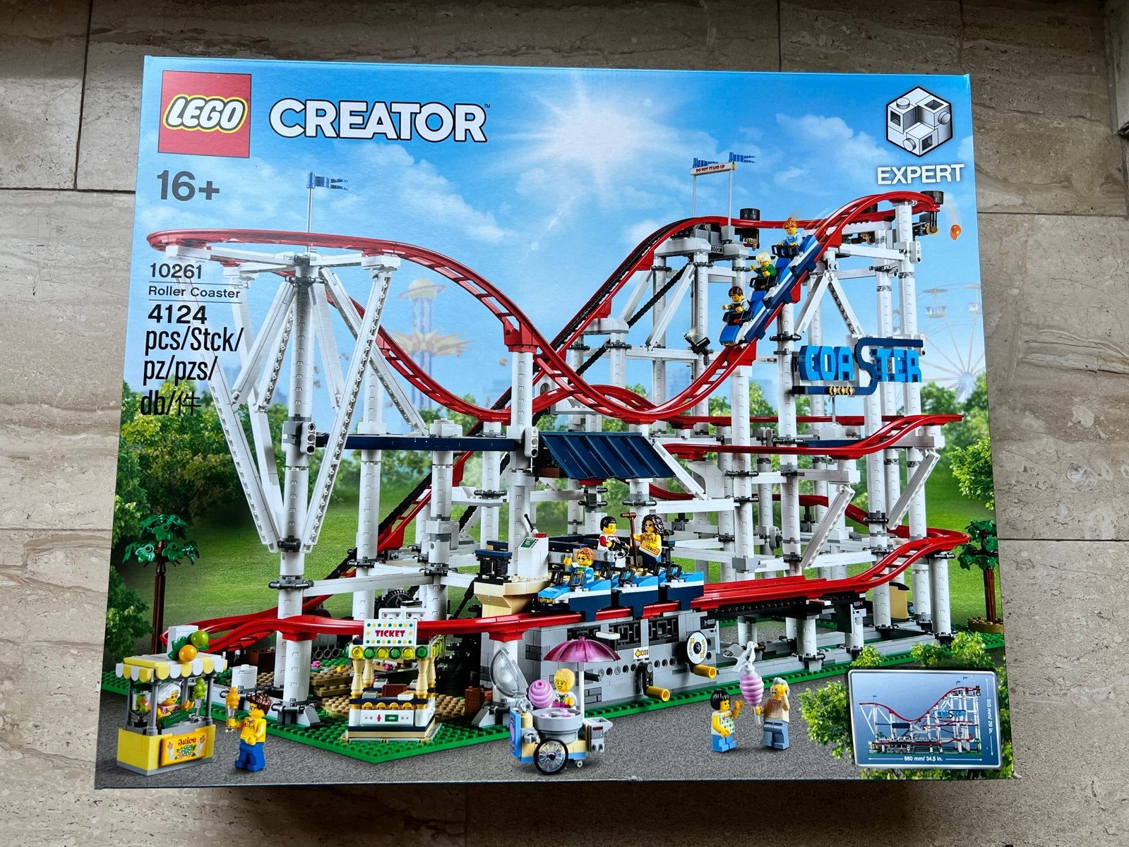 LEGO Creator Expert 10261 Achtbaan - Nieuw in doos, Lego, Nieuw, Ophalen of Verzenden, Ongeopend/sealed