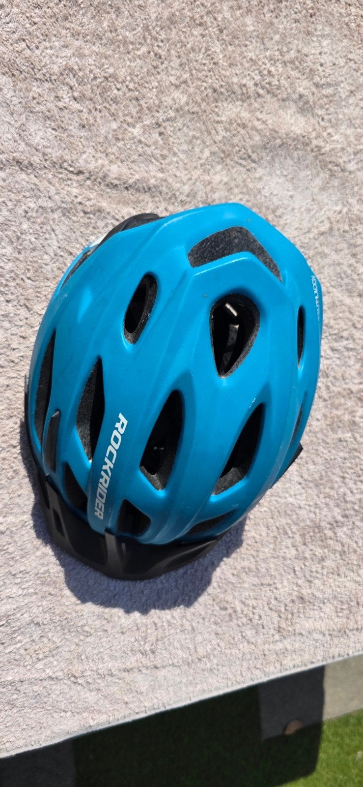 Rockrider MTB500 Fietshelm Blauw - Maat 53-59cm, Overige maten, Ophalen of Verzenden, Zo goed als nieuw, Rockrider