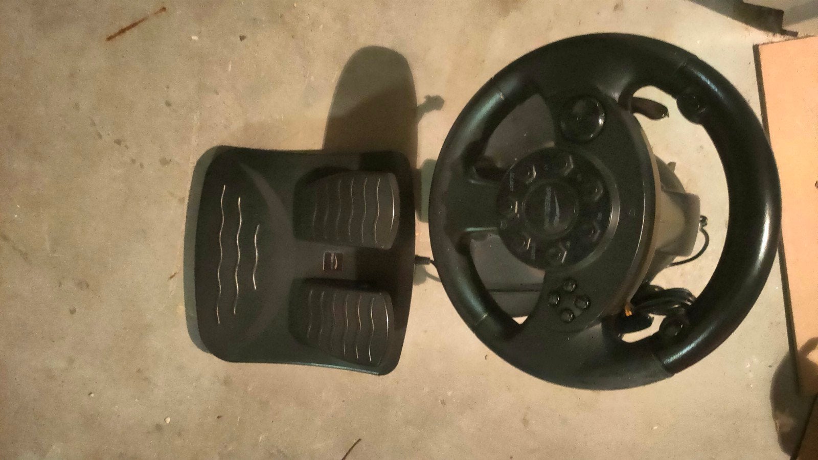 Speedlink Darkfire Racing Wheel met pedalen, Racestuur, Gebruikt, Force feedback, PC
