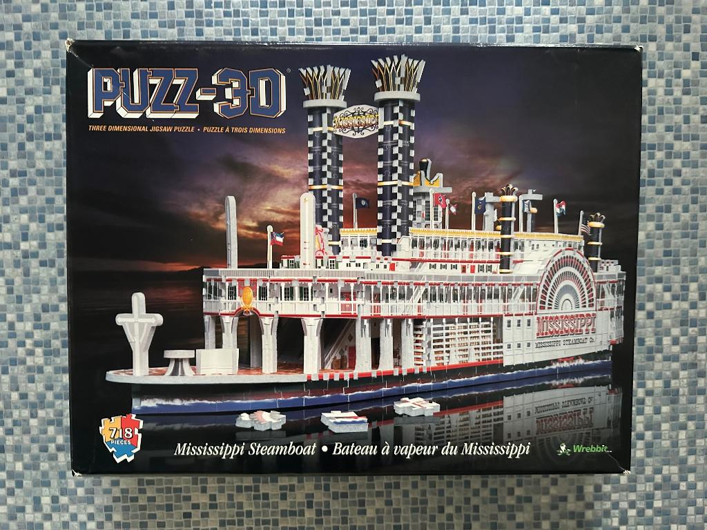 Puzz 3D Mississippi puzzel, Ophalen, Minder dan 500 stukjes, Gebruikt, Rubik's of 3D-puzzel