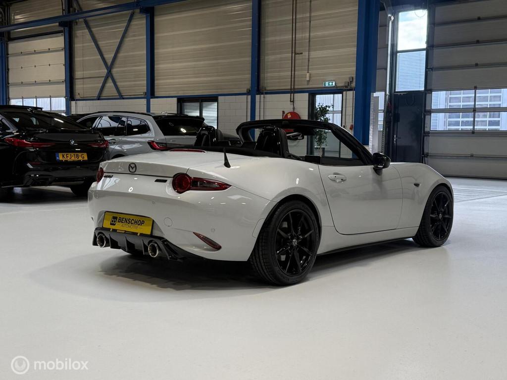 Mazda MX-5 2.0 SkyActiv-G 160 GT-M Aero Recaro Sportstoelen, 1998 cc, Zwart, 4 cilinders, Cabriolet