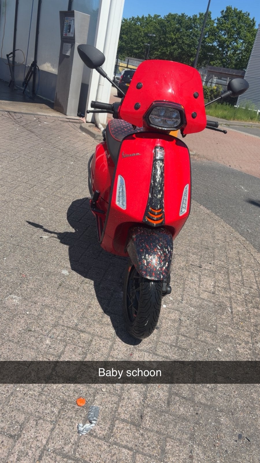 Waarde peling Vespa sprint face lift 2025 model E5+, Ophalen, Overige modellen, Maximaal 45 km/u, Zo goed als nieuw