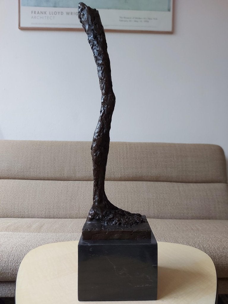 Bronzen Beeld Been La Jambe Giacometti Gesigneerd + Nummer , Ophalen of Verzenden, Brons, 20 - 50 cm, Beeld
