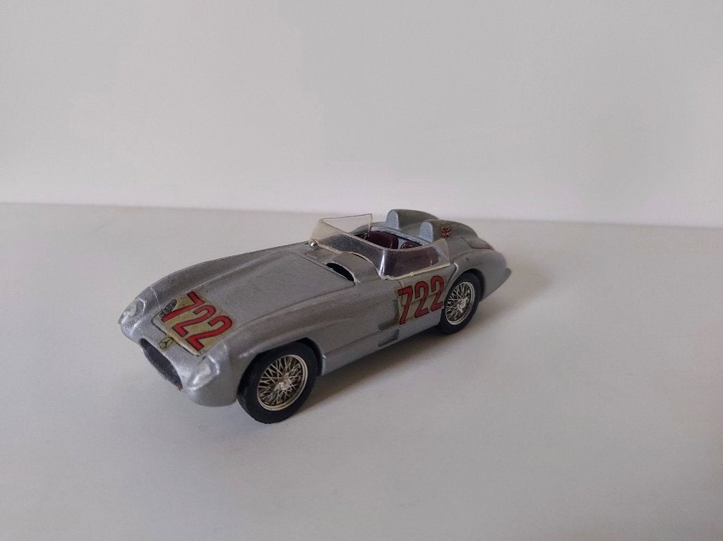 Brumm BM0190 Mercedes-Benz 300 SLR Mille Miglia 1955 #722, Ophalen of Verzenden, Gebruikt, Auto, Overige merken