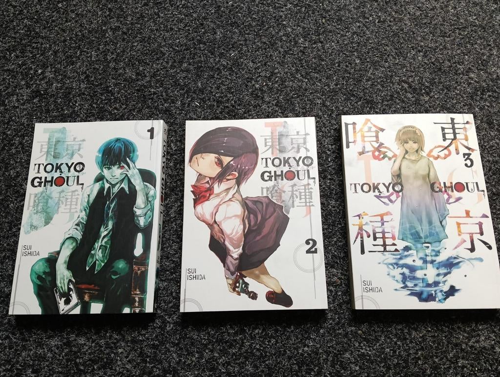 Tokyo Ghoul Manga Deel 1, 2 en 3, Boeken, Ophalen of Verzenden, Zo goed als nieuw, Sui Ishida, Amerika