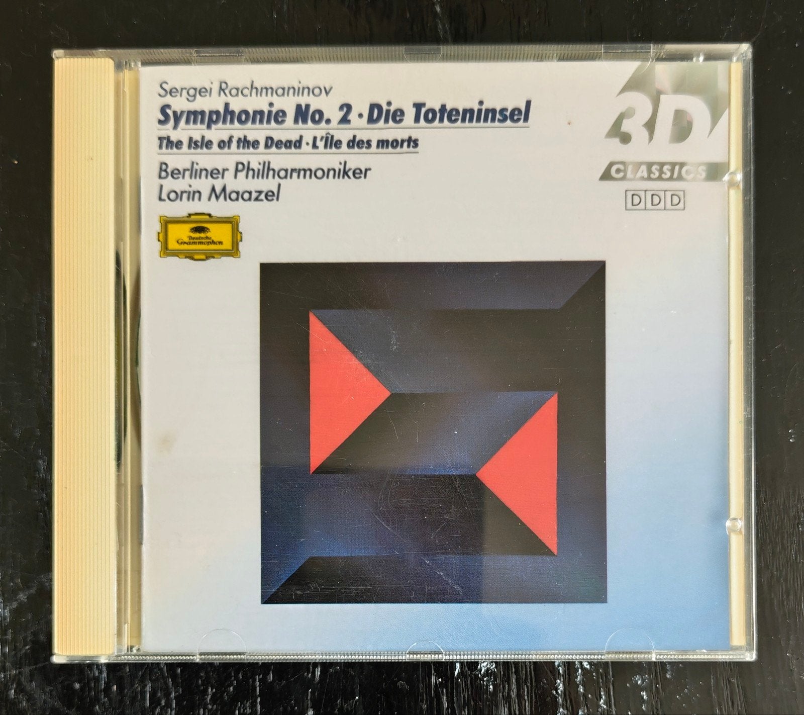 Rachmaninov: 2e symfonie en Die Toteninsel. Berliner/Maazel, Ophalen of Verzenden, Romantiek, Inclusief boekje, Orkest of Ballet