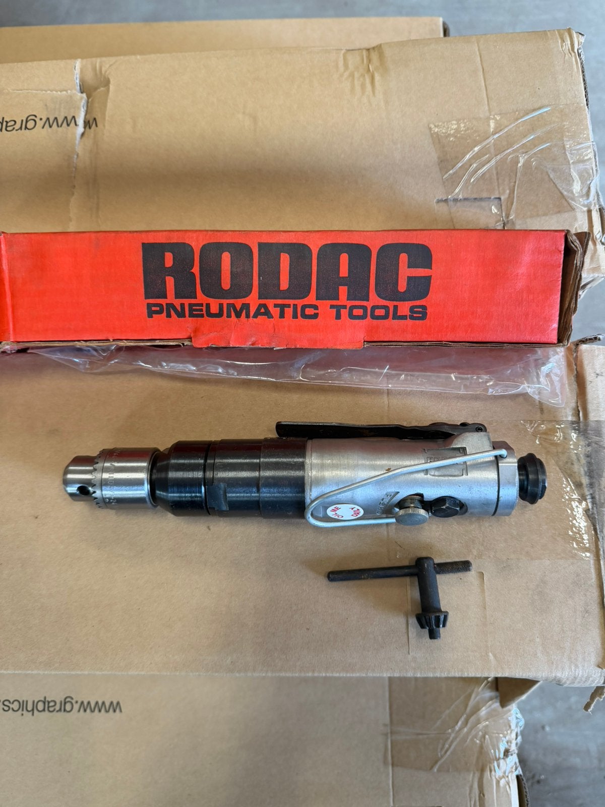 Rodac pneumatische boormachine, Boormachine, Variabele snelheid, Nieuw, Ophalen of Verzenden