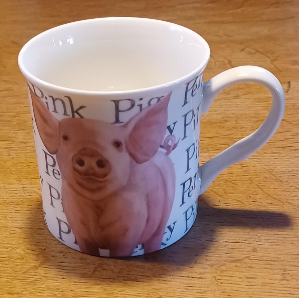 Beker Big,  Leonardo Collection,  Fine Bone China, Ophalen of Verzenden, Zo goed als nieuw, Overige stijlen, Kop(pen) en/of Schotel(s)