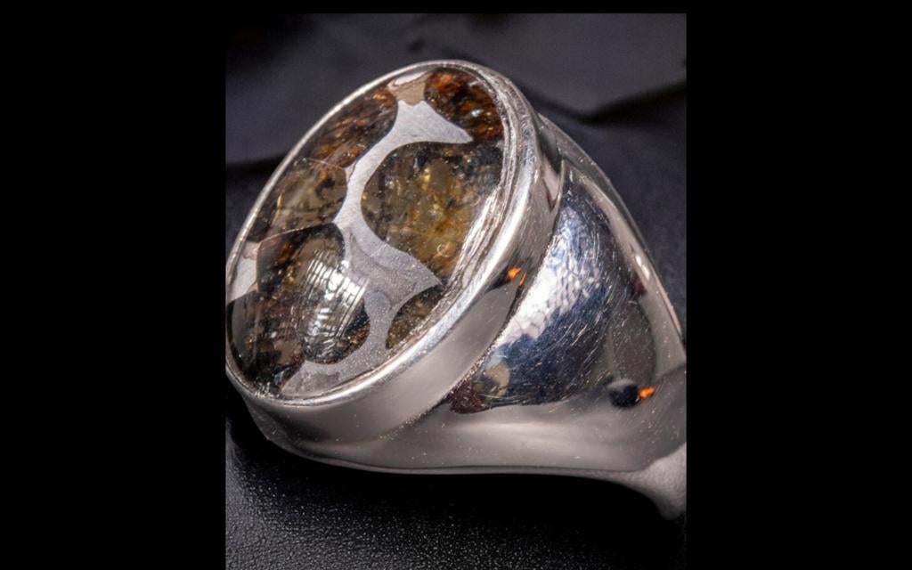 925 sterling zilver met Pallasiet., 18 tot 19, Overige kleuren, Verzenden, Heer