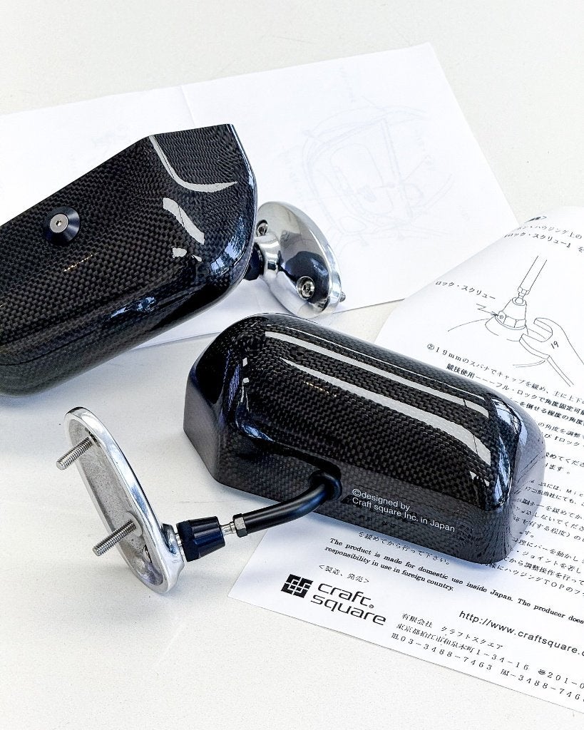 Craft Square carbon GT spiegel set - Mazda RX-7 RX7 FD3S, Ophalen of Verzenden