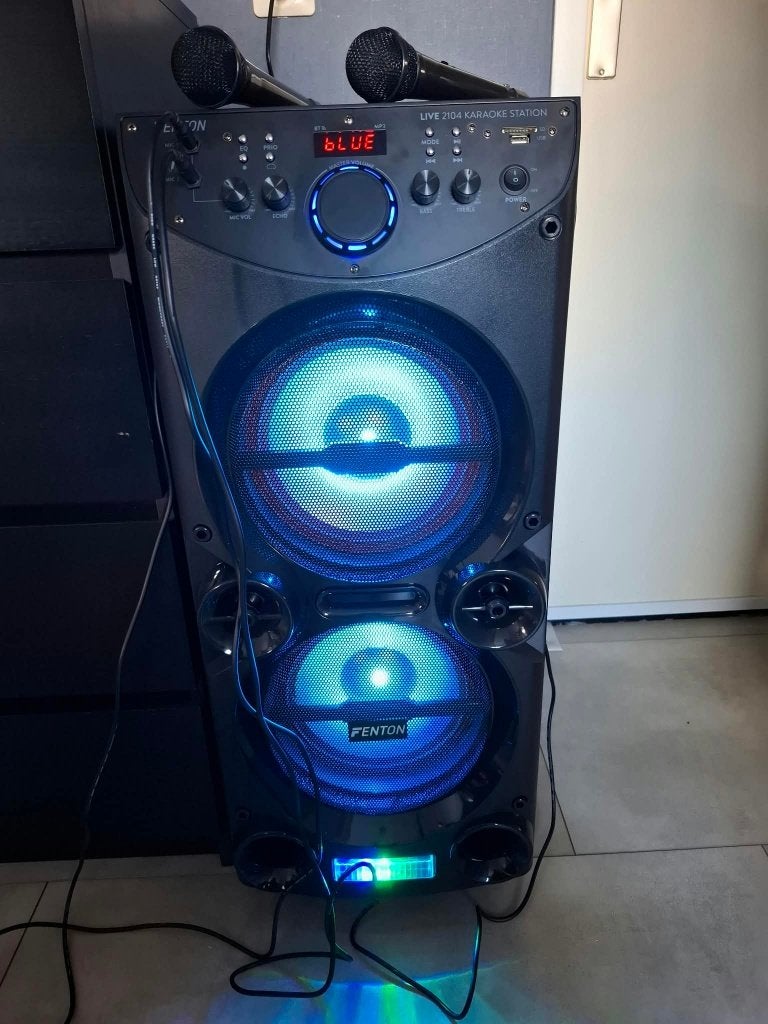Fenton LIVE 2104 Karaoke Station, Ophalen, Zo goed als nieuw, Complete set