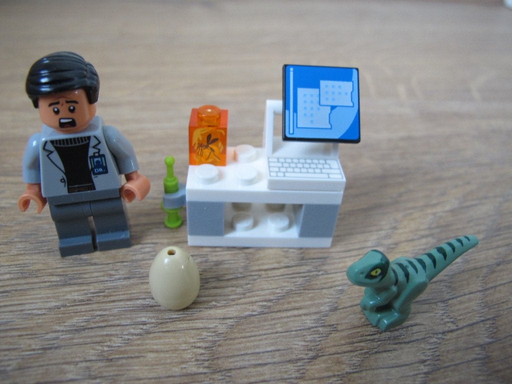 Lego Jurassic World Dr. Wu's Laboratory 122112, mini dino's!, Jurassic World, Lego, Ophalen of Verzenden, Zo goed als nieuw