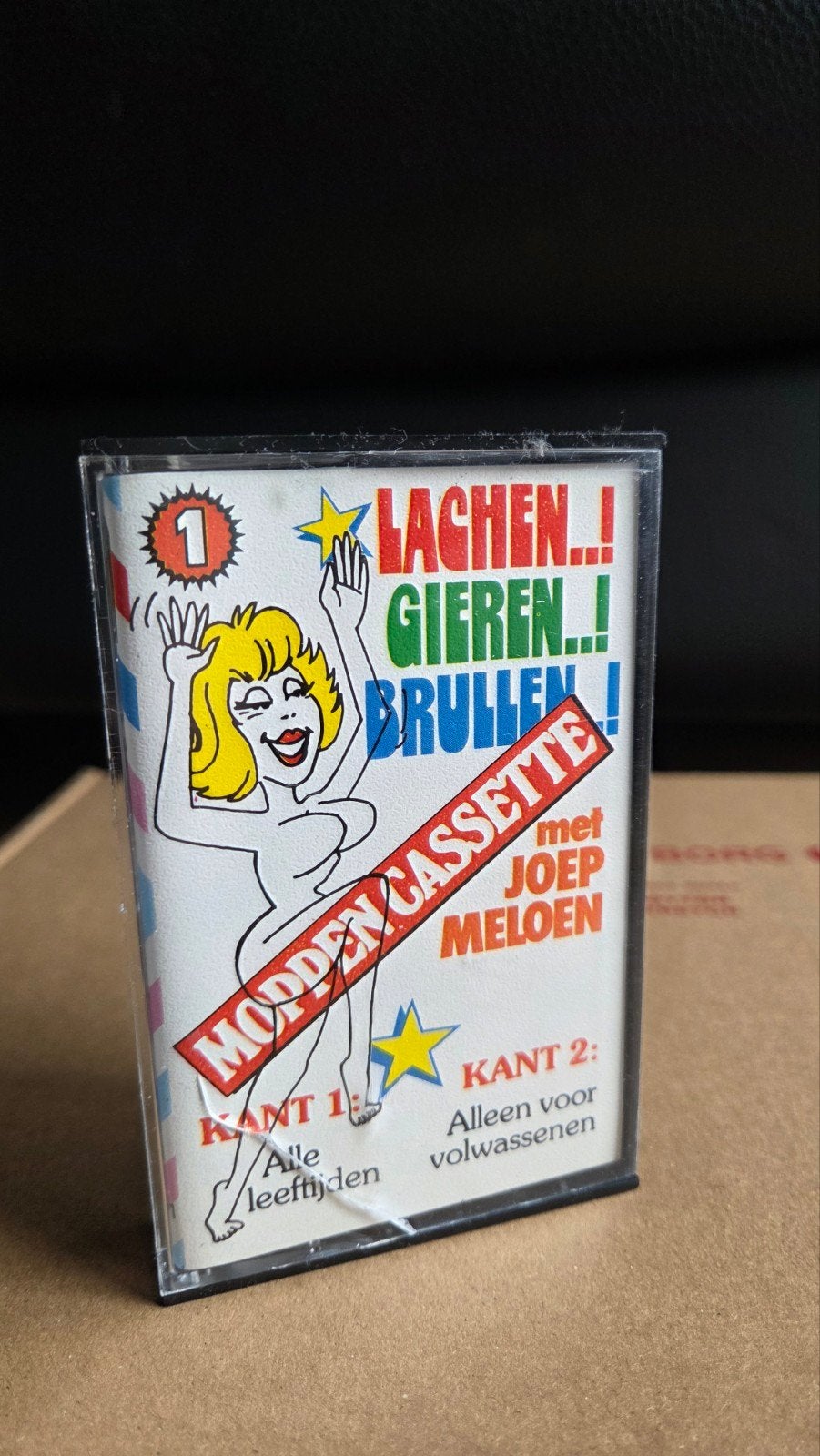 Joep Meloen – Lachen..! Gieren..! Brullen..! Met Joep Me, Verzenden, 1 bandje, Zo goed als nieuw, Origineel