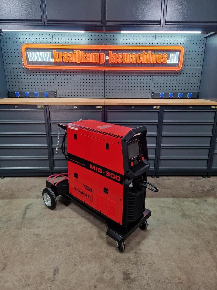 NIEUW! Rowac mig 300yn DUBBEL PULSE met garantie compleet!!, Rowac, Nobelweg 5, 6669 MV Dodewaard, Info@kraaijkamp-lasmachines.nl