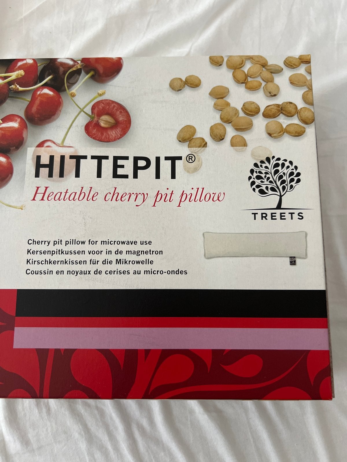 Hittepit kersenpitkussen - Warmtekussen, Overige merken, Wasbaar, Beige, Nieuw
