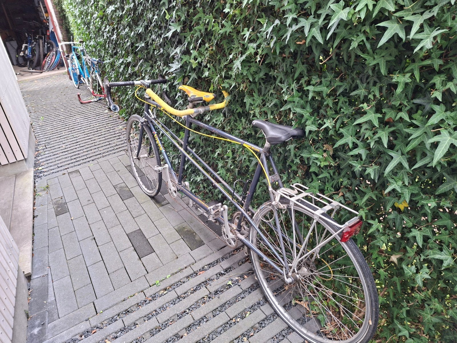 stalen tandem, 28 inch, Gebruikt, Staal, Velgrem