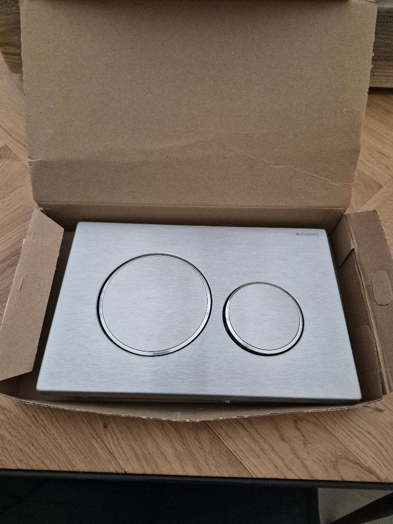 Geberit bedieningspaneel Sigma toilet, Ophalen of Verzenden, Nieuw, Rvs, Toilet
