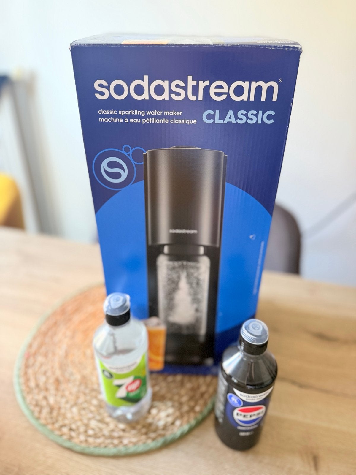 Sodastream Classic met 2 flessen - Nieuw in doos, Overige typen, Kunststof, Nieuw, Ophalen of Verzenden