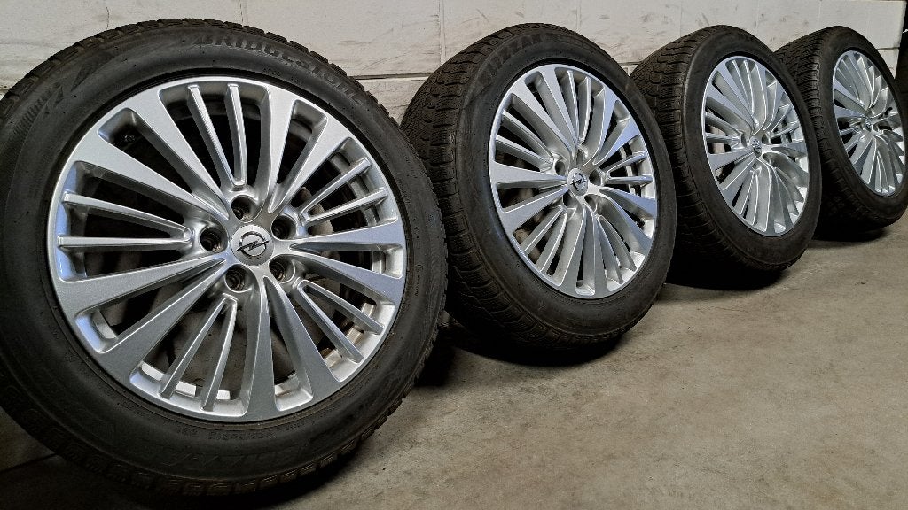 Lichtmetalen velgen Opel Grandland 408 3008 5008 225/55/18, Auto-onderdelen, 18 inch, Gebruikt, Banden en Velgen, Personenwagen