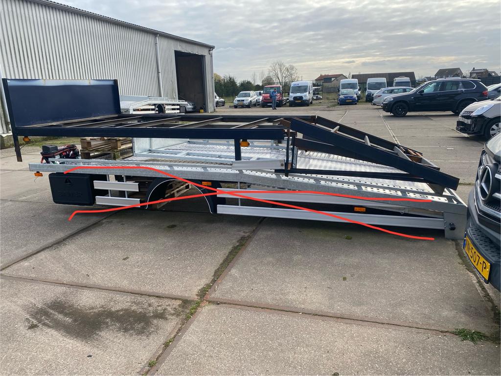 Oprijbak Ford Transit Oud ijzer? 500x220cm Open laadbak, Ophalen, Ford, Bumper
