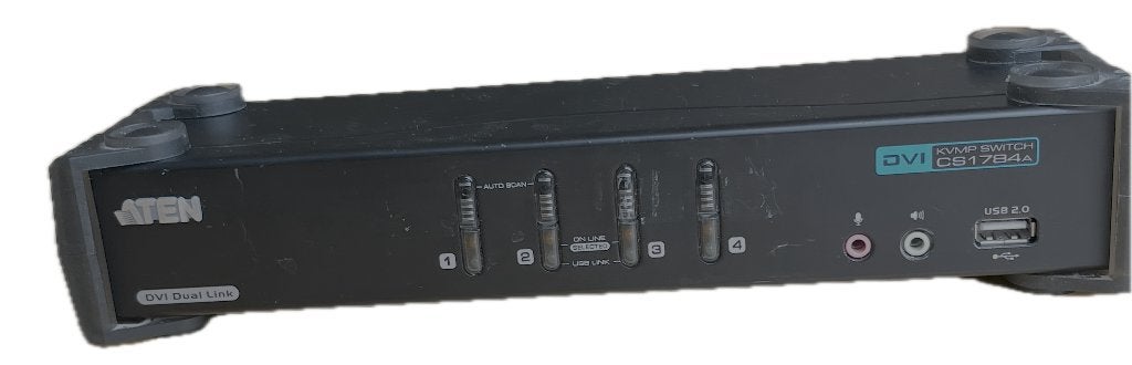 Gratis ophalen: (defecte) 4 Port KVMP switch - ATEN CS1784A, Ophalen, Niet werkend