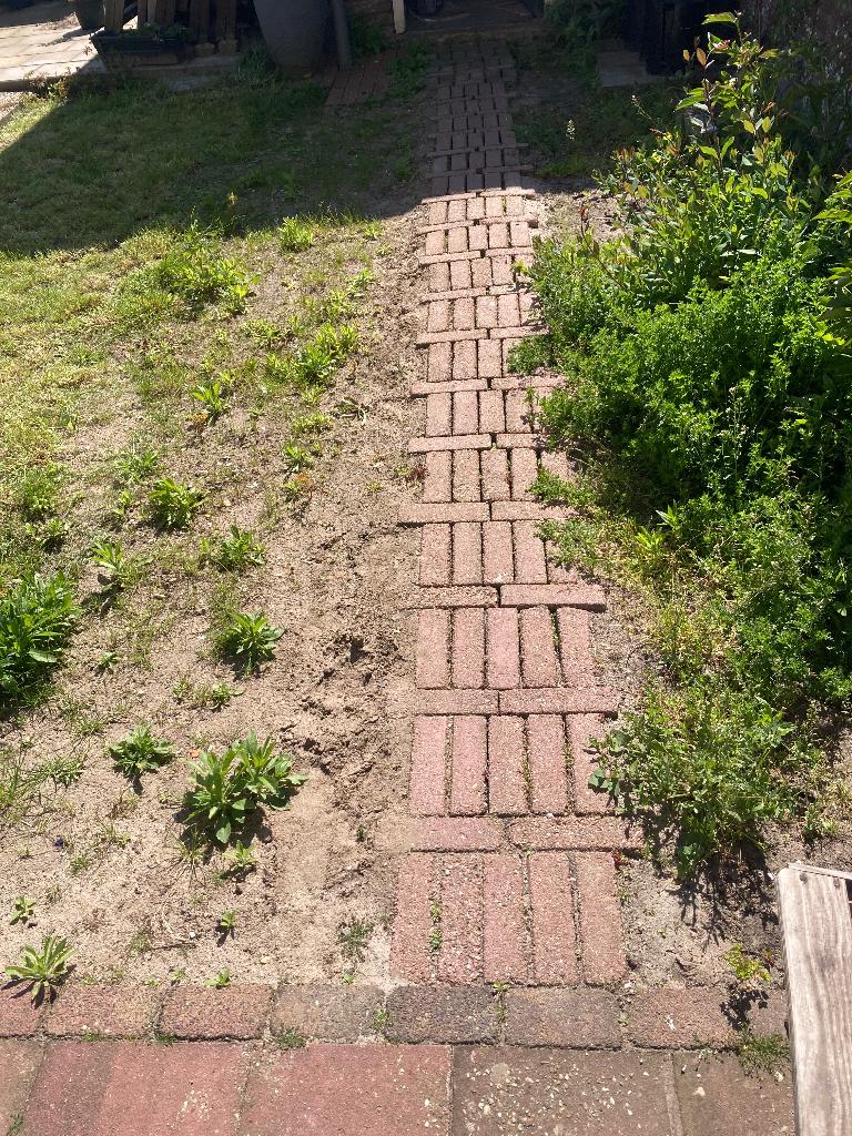 Stoeptegels 30x30 gratis; klinkers, Tuin en Terras, Ophalen, Gebruikt, Beton, Klinkers