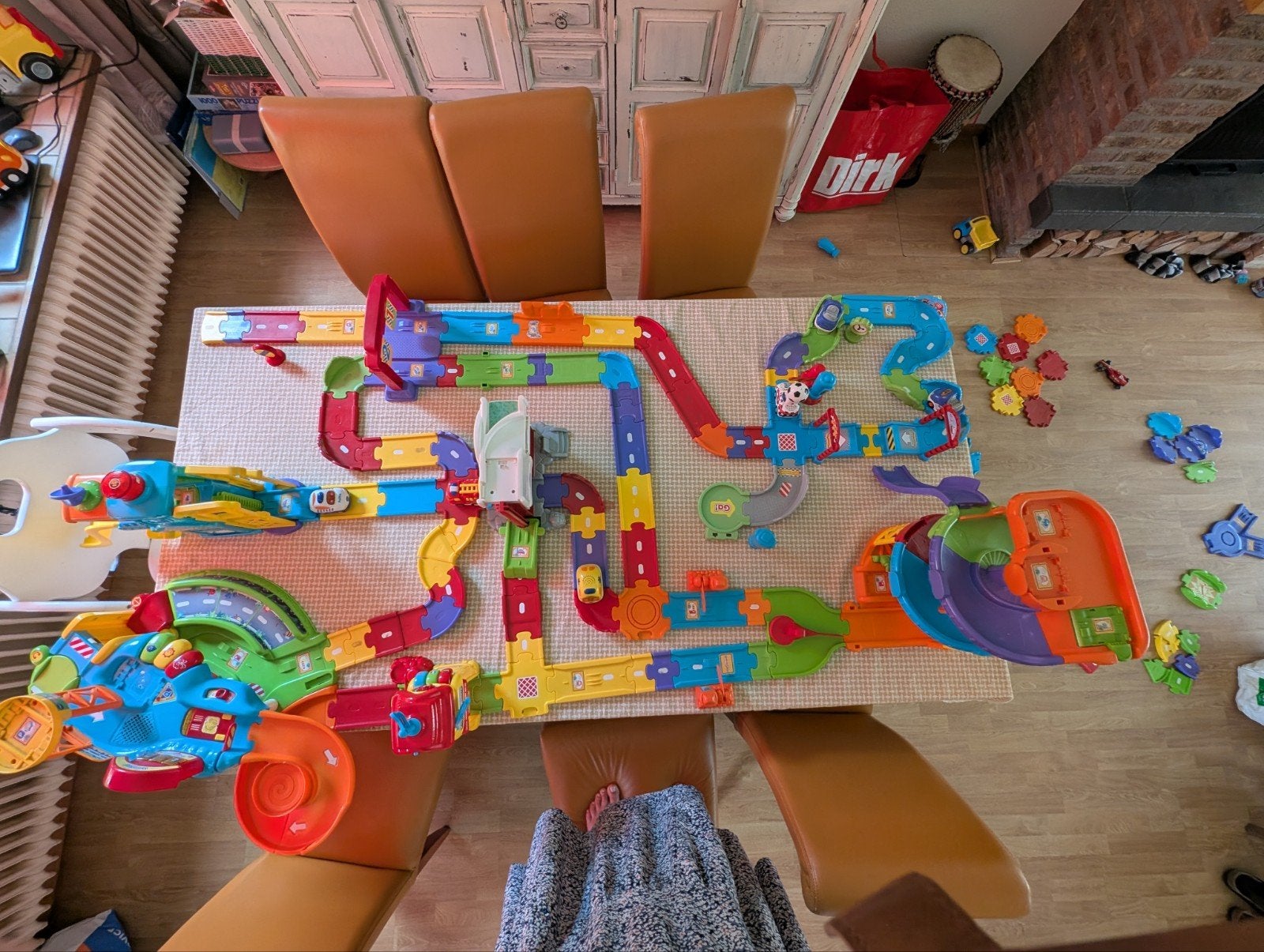 Grote Vtech Toet Toet Auto's set met veel extra's, Ophalen of Verzenden