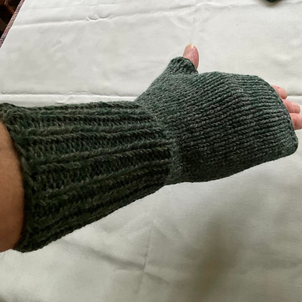 Gebreide wollen vingerloze handschoenen L/XL, Kleding | Dames, Mutsen, Sjaals en Handschoenen, Nieuw, Handschoenen, Maat 46/48 (XL) of groter