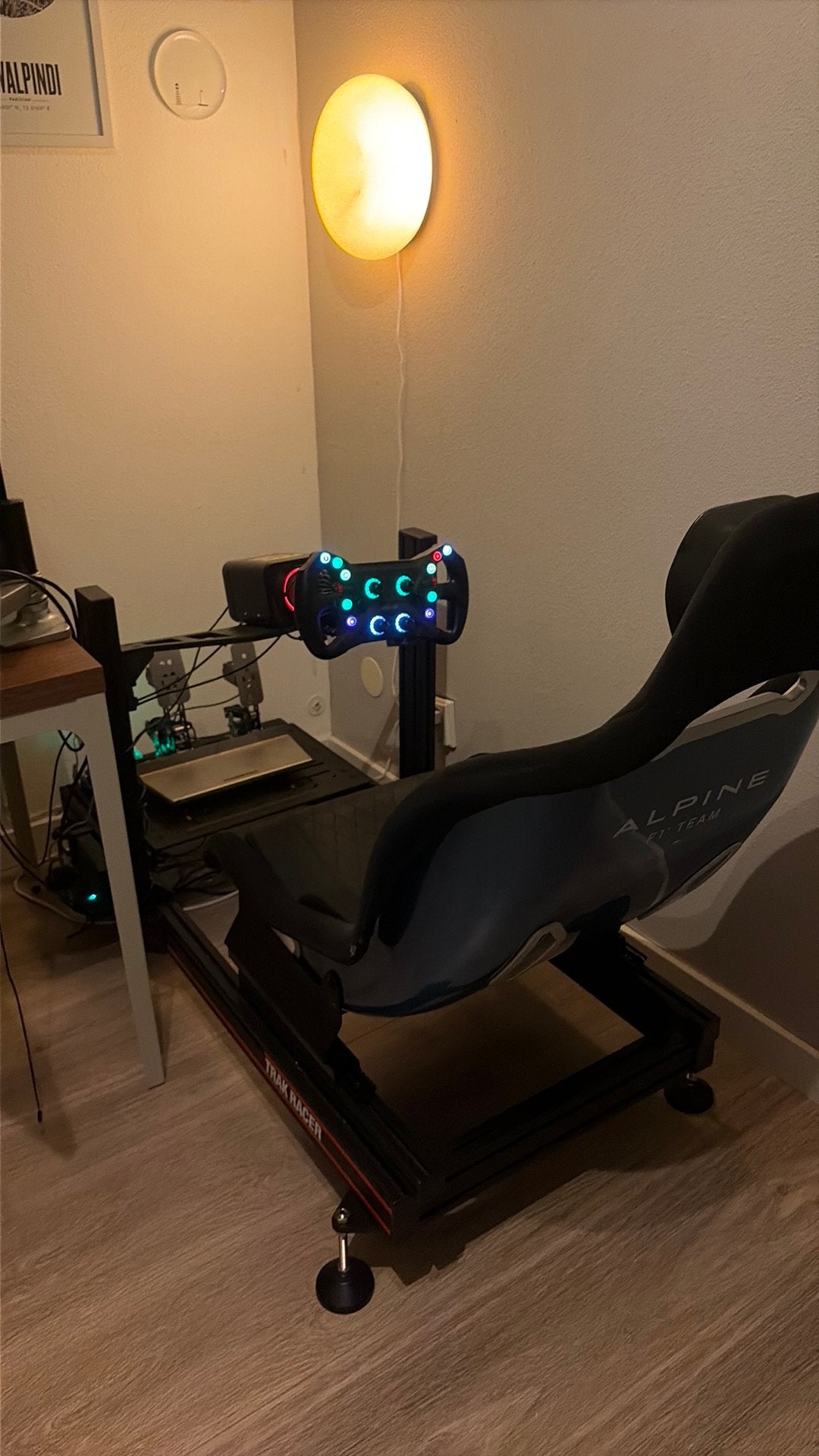 Sim racing setup, Ophalen, Zo goed als nieuw