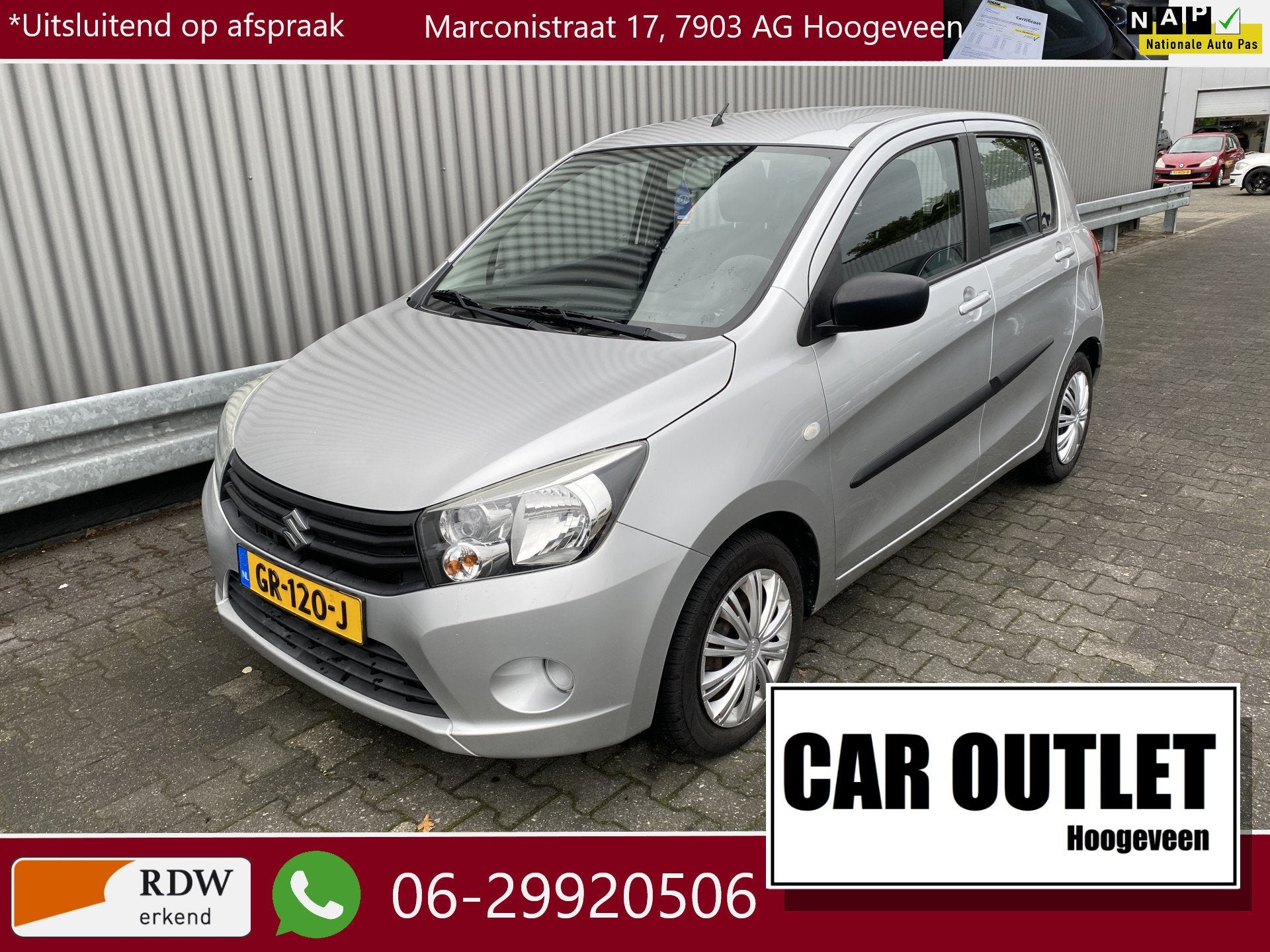 Suzuki Celerio 1.0 Comfort 148Dkm.NAP, 5-Drs, A/C, – Inrui, Auto's, Suzuki, Gebruikt, Euro 6, 400 kg, 68 pk