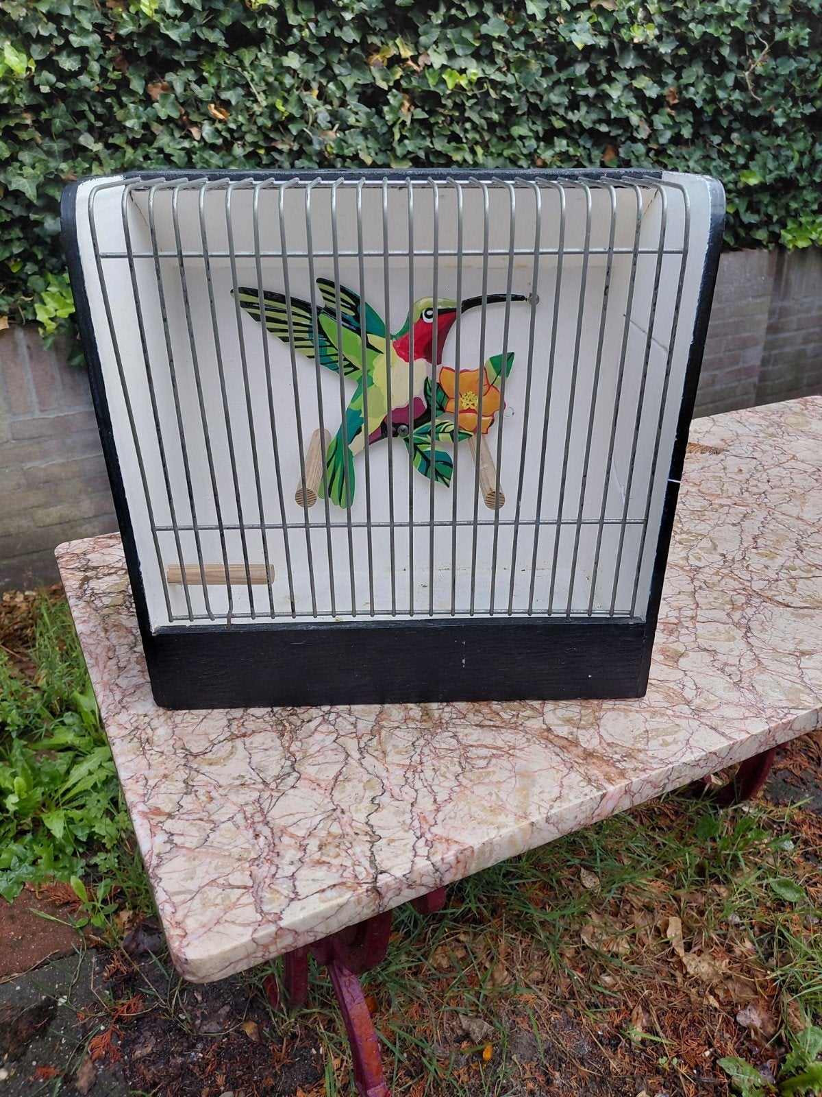 tentoonstelling kooi origineel, Ophalen of Verzenden, Hout, Vogelkooi