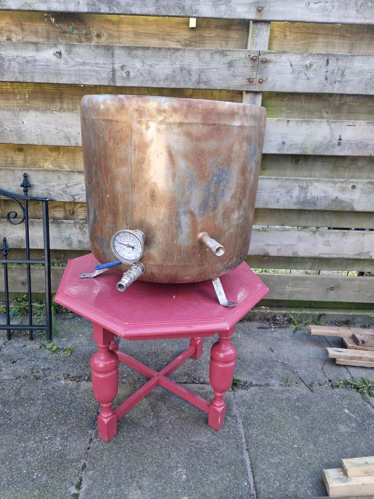 Grote roestvrijstalen ketel thermometer, Ophalen of Verzenden, Gebruikt