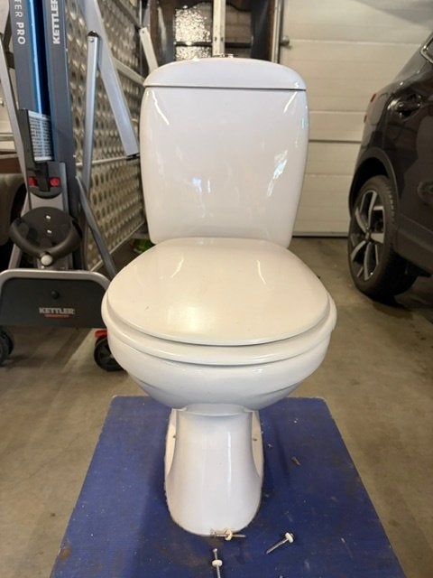 toiletpot, Ophalen, Gebruikt, Toilet