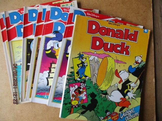 adv1915 donald duck dubbelalbum, Boeken, Eén stripboek, Ophalen, Gelezen
