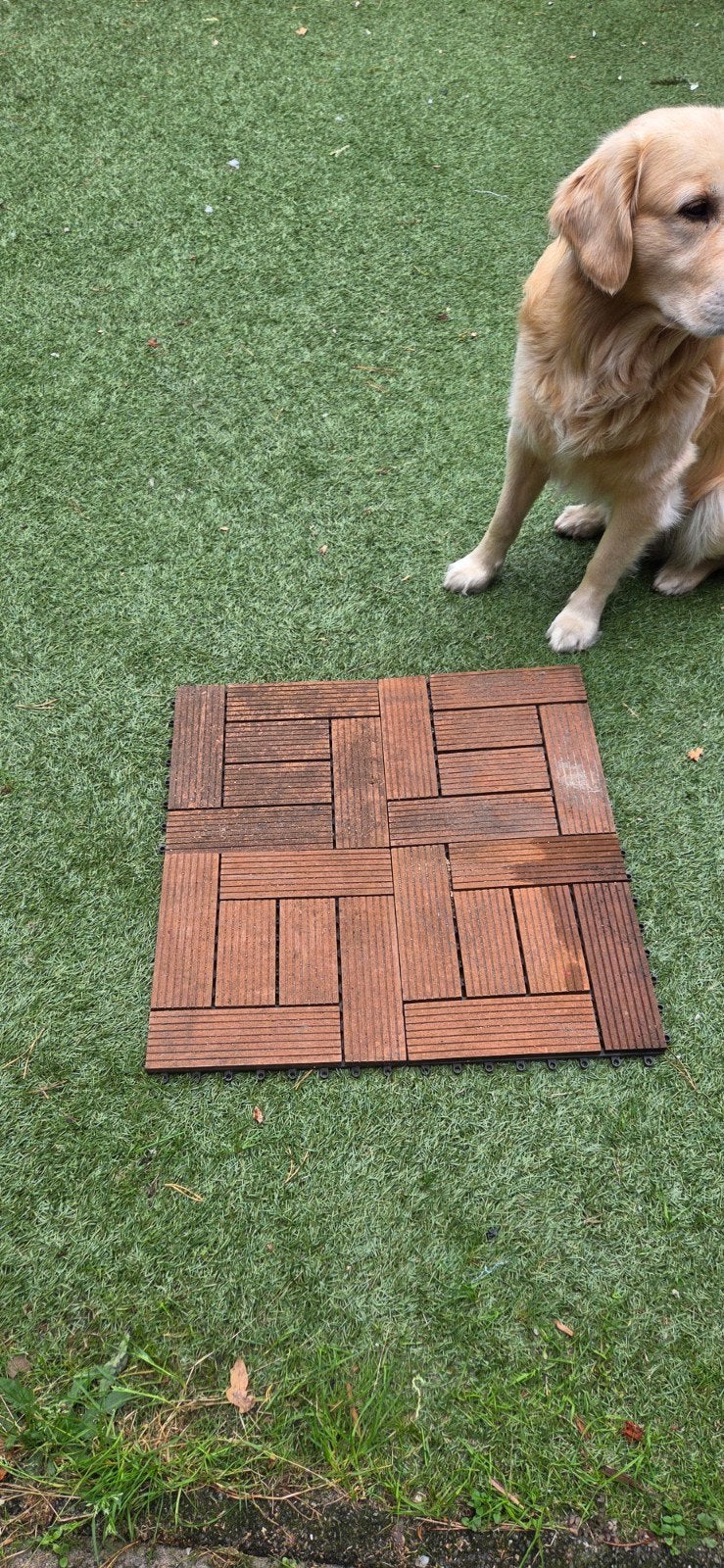 Kunststof kliktegels 30x30 cm voor 10,5 m², Ophalen, Kunststof, Gebruikt, 10 m² of meer