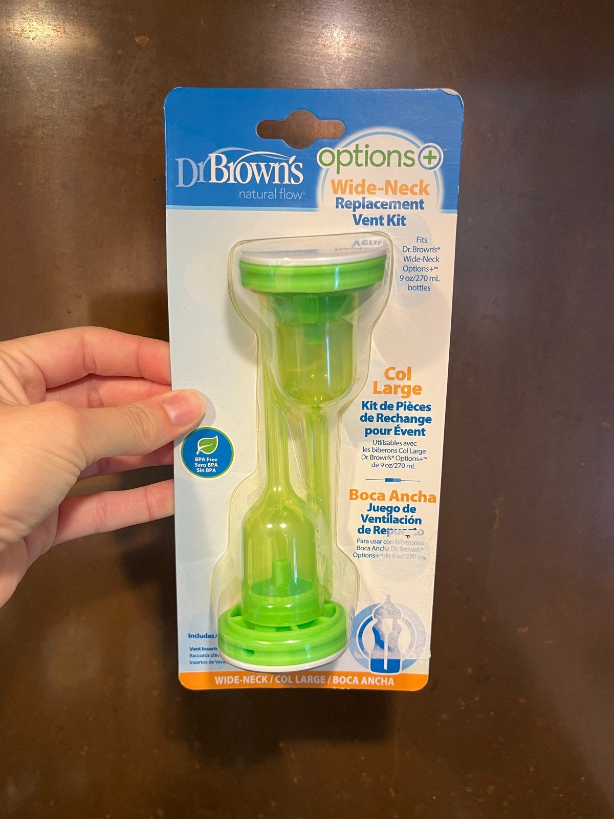 Dr. Brown's Wide-Neck Vent Kit - Nieuw in verpakking, Overige typen, Ophalen of Verzenden, BPA-vrij, Nieuw