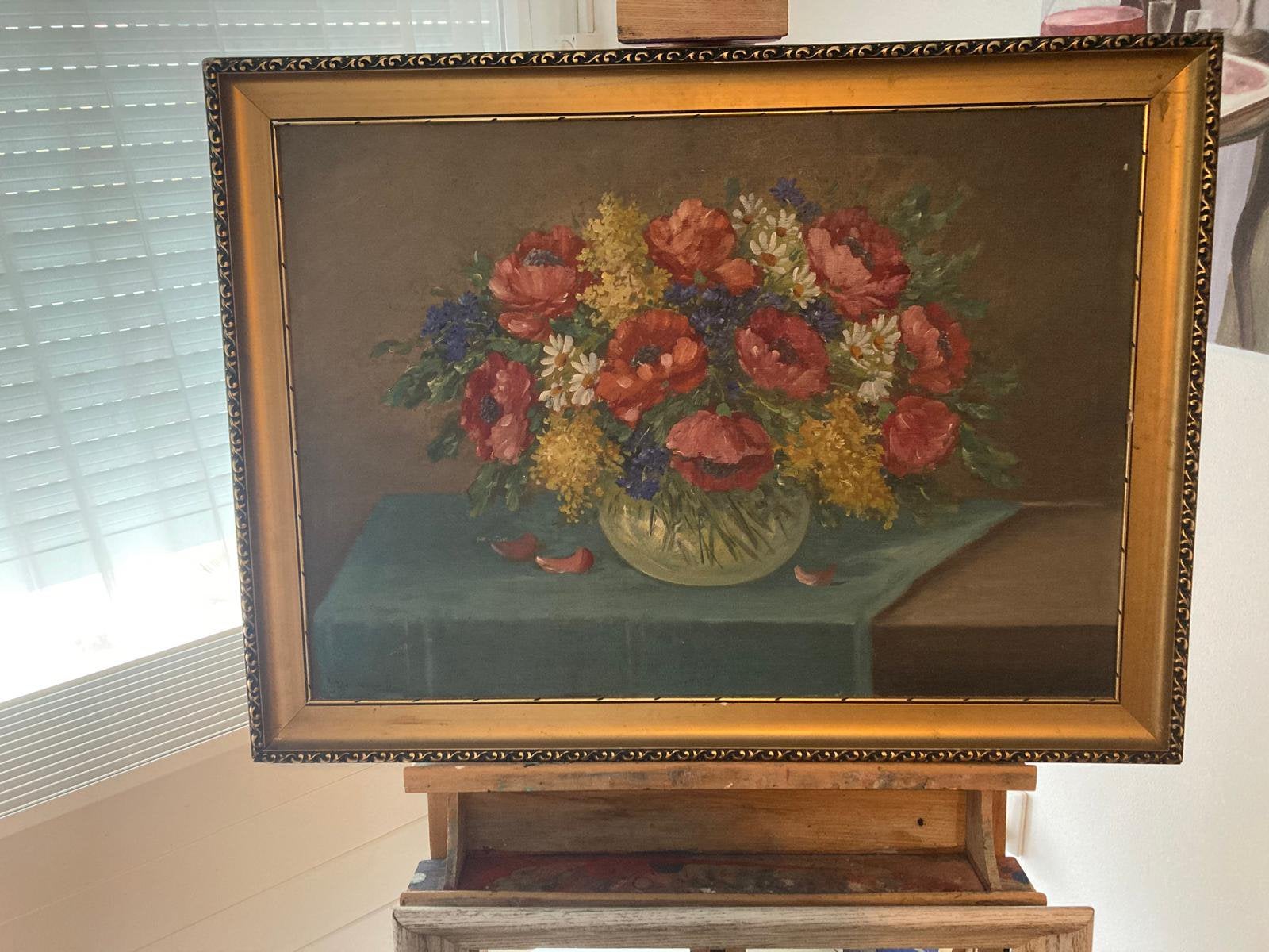 Tsjechisch stilleven met bloemen, Ophalen