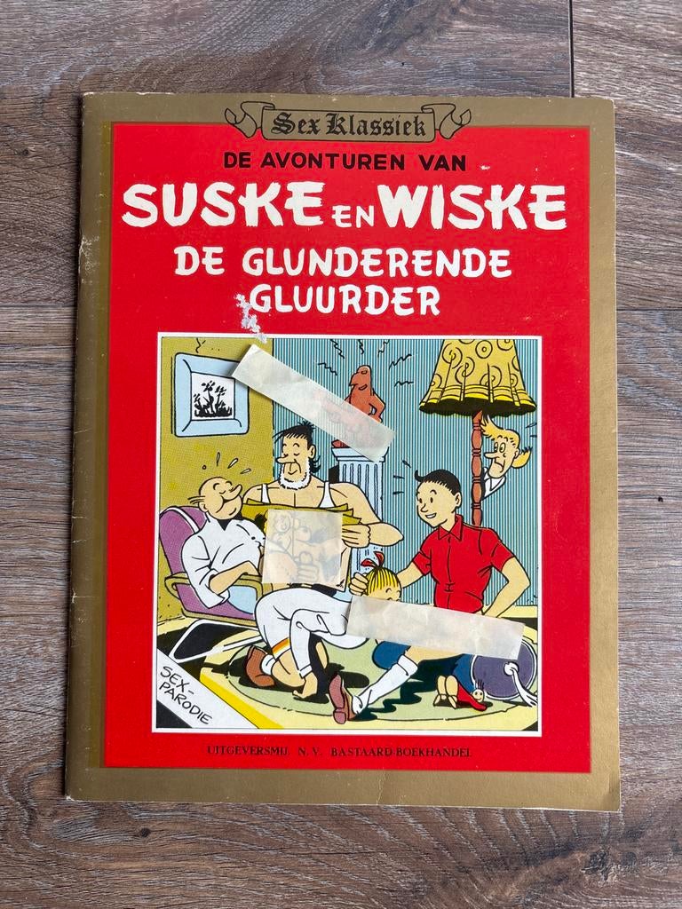 Suske en Wiske: De Glunderende Gluurder (Sex Klassiek), Boeken, Eén stripboek, Ophalen of Verzenden, Gelezen